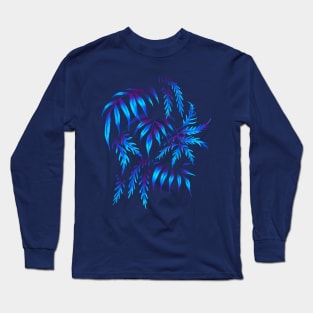 Brooklyn Forest - Blue Long Sleeve T-Shirt